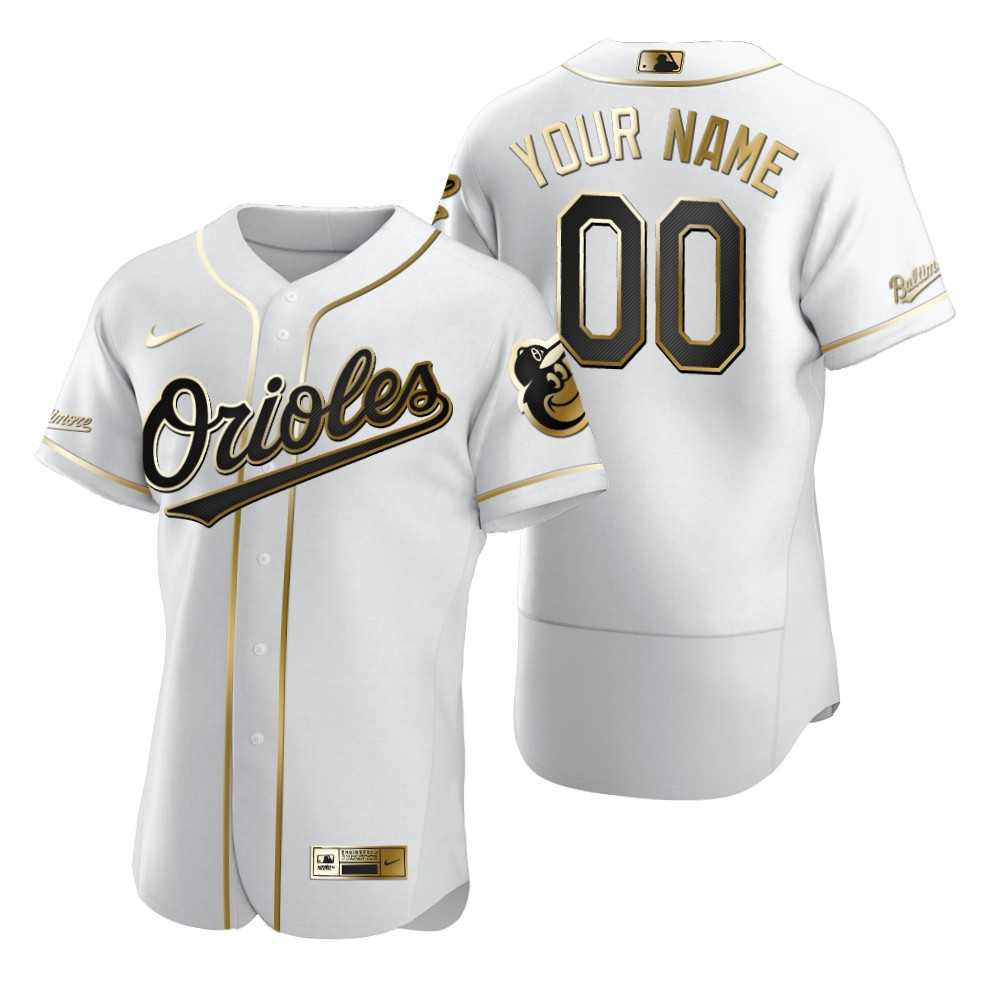 Baltimore Orioles Customized Nike White Stitched MLB Flex Base Golden Edition Jersey,We sell and wholesale Baltimore Orioles Customized Nike White Stitched MLB Flex Base Golden Edition Jersey on line form chian!